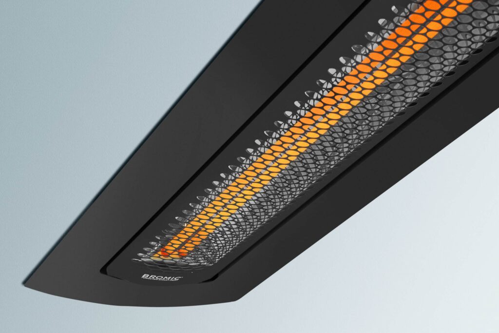 Calefactor eléctrico para exteriores